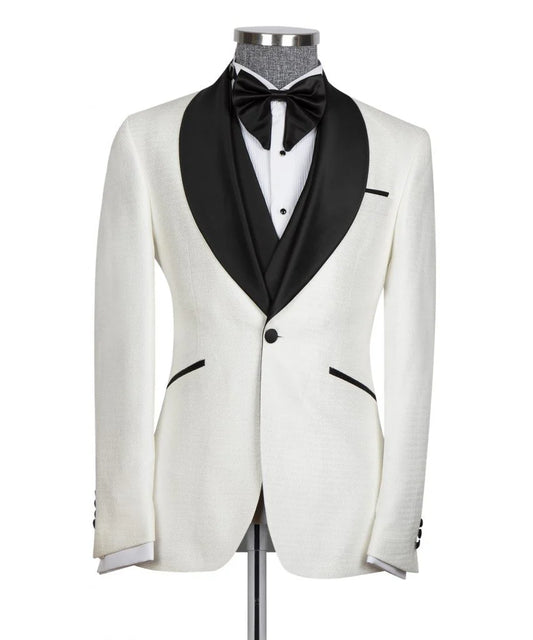 Three Piece Groom Tuxedo