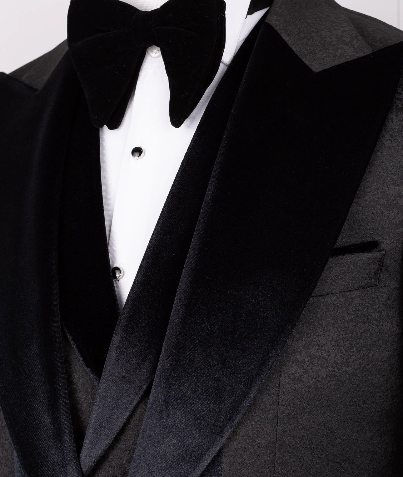 Velvet Lapel Black Tuxedo