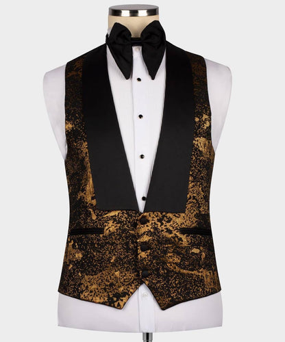 Pattern 3 Piece Exclusive Mens Tuxedo