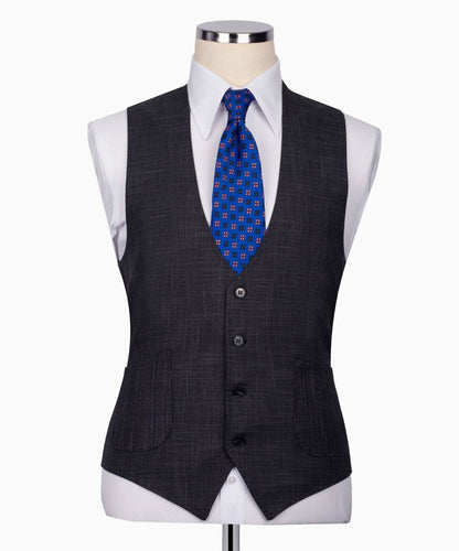 Plaid Three Piece Business Suit