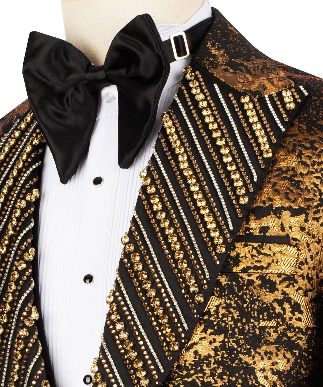 Pattern 3 Piece Exclusive Mens Tuxedo