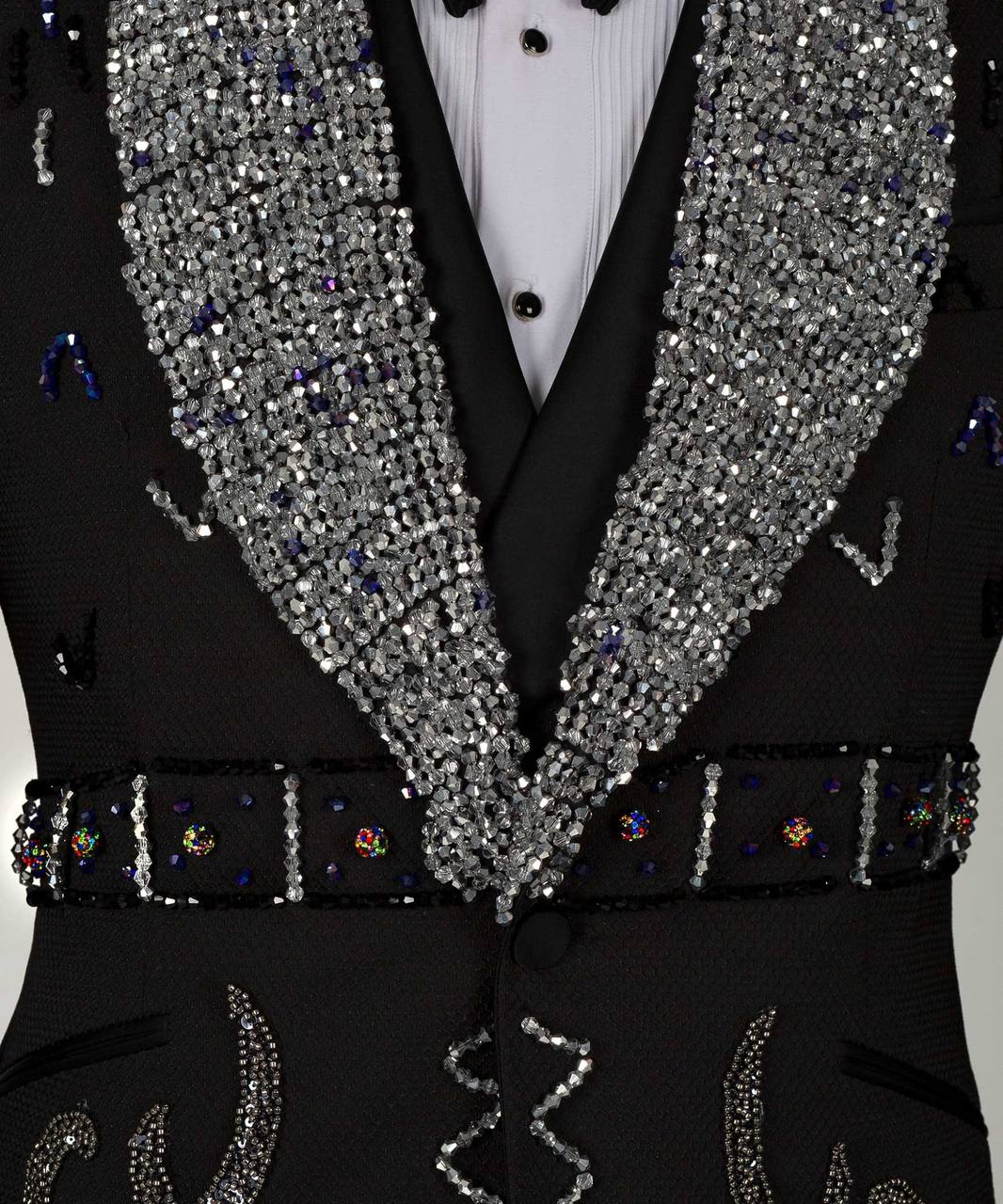 Jewelry Embellishment Black Tuxedo